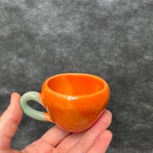 Cană espresso 80ml Orange Candy